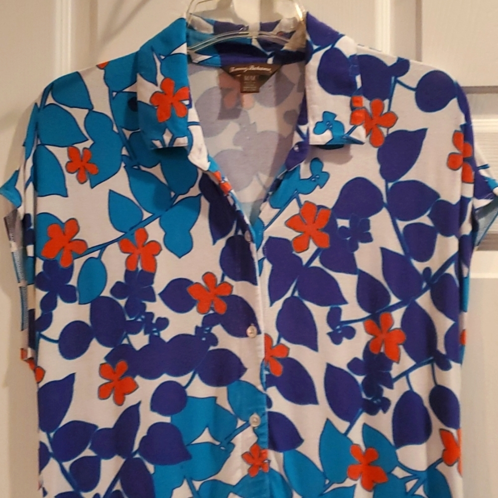 Tommy Bahama aloha Hawaiian tunic, Medium
